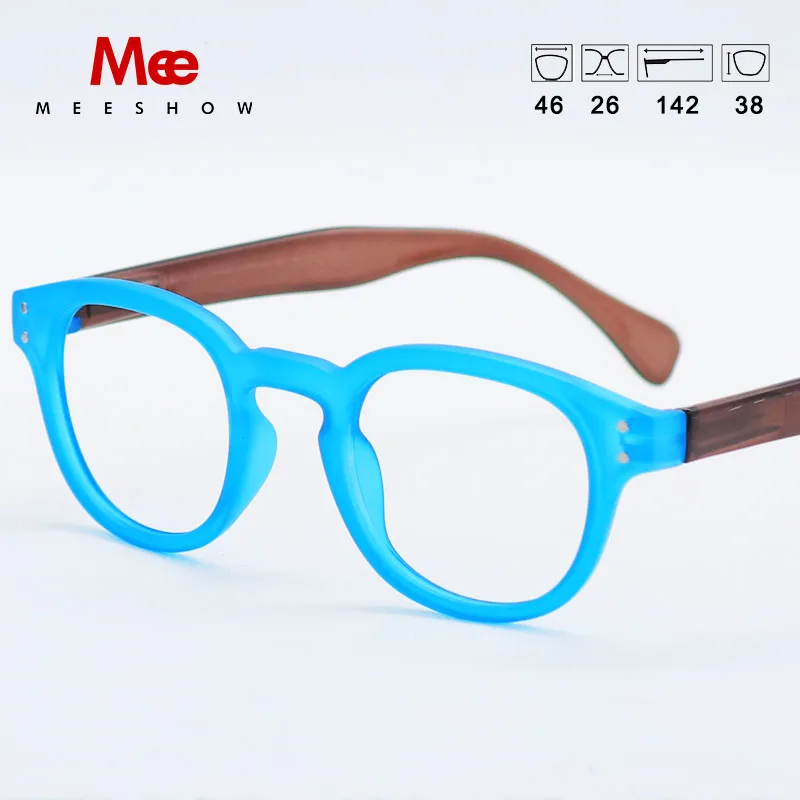 Meeshow New Color Men Reading Glasses Retro Anti-blue Light Unisex Stylish Eyeglasses for Europe Prescription  Lesebrille 1513
