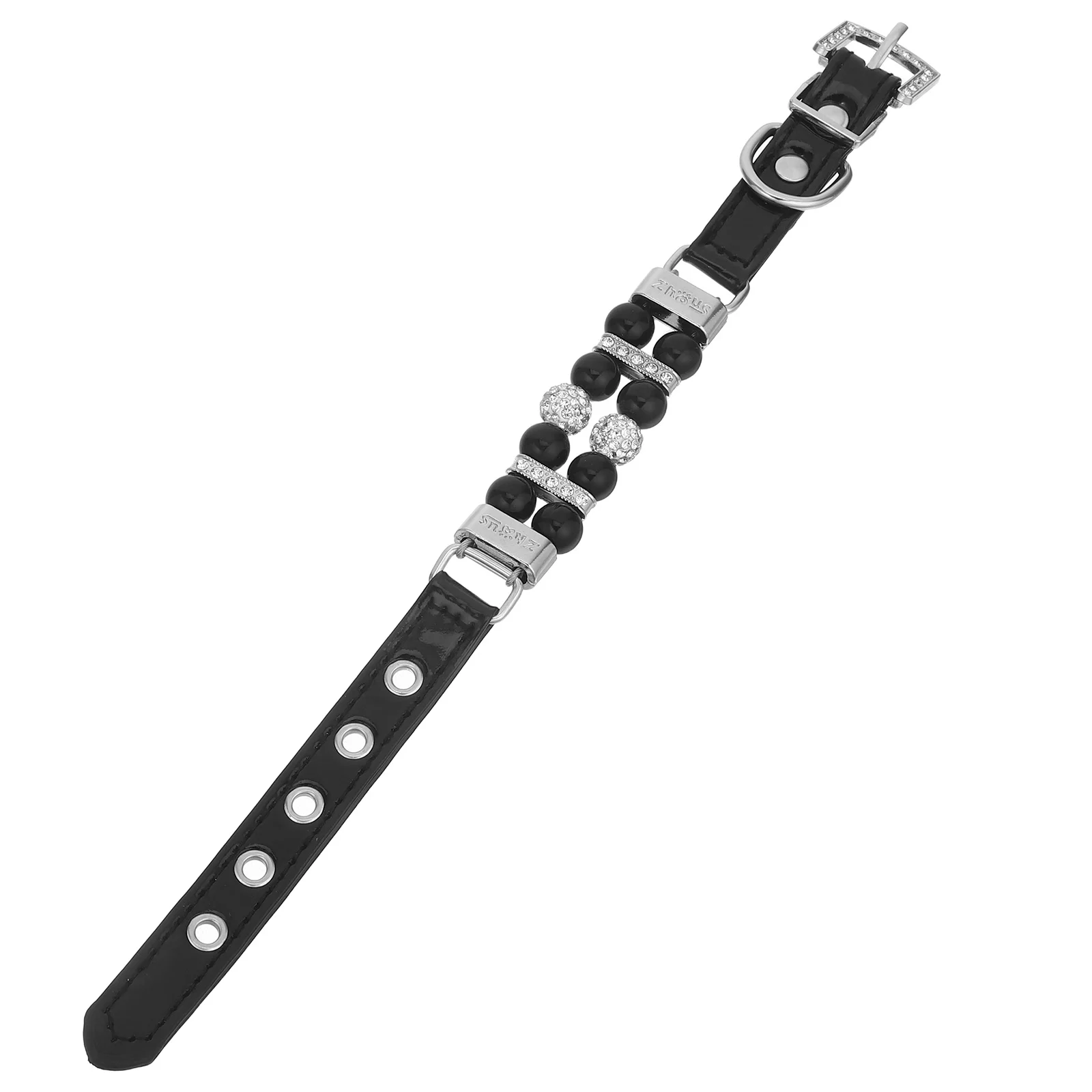 

Pearl Dog Necklace Adjustable Pet Pearl Collar For Small Breeds Shiny Beaded Dog Collar For Girls Puppy Accessories