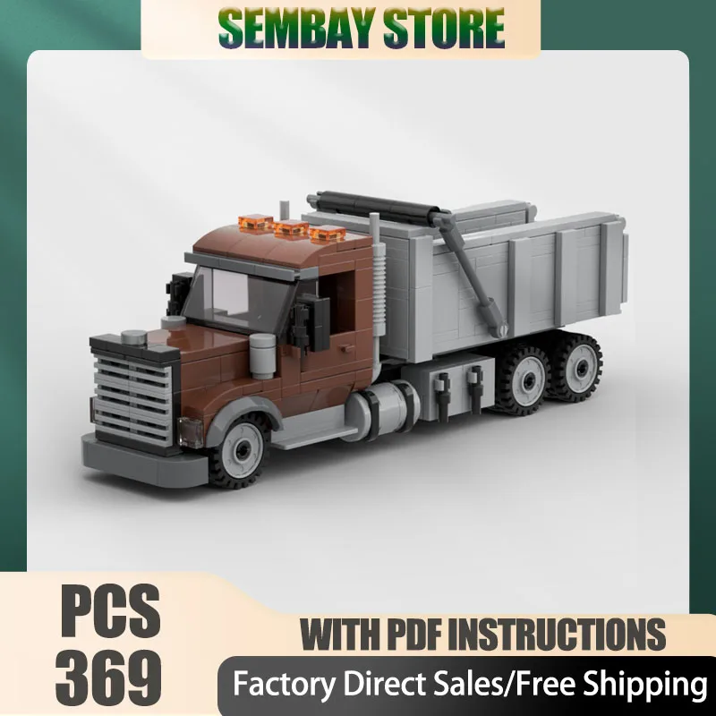 

Модель городской автомобиль Moc, строительные кирпичи 964F, тандемная ось, модель самосвала, технологические блоки, рождественские игрушки «сделай сам», строительные подарки