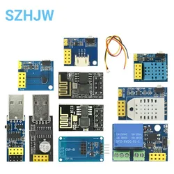 ESP8266 Wifi Wireless Module WS2812 AM2302 ESP-01 DS18B20 DHT22 Relay Download Module Kit For Smart Home 