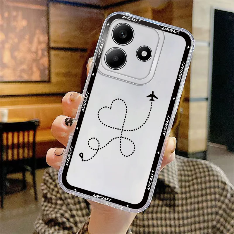 حافظة هاتف ناعمة لهاتف Xiaomi Poco X3 NFC X3 Pro Planes World Map Travel