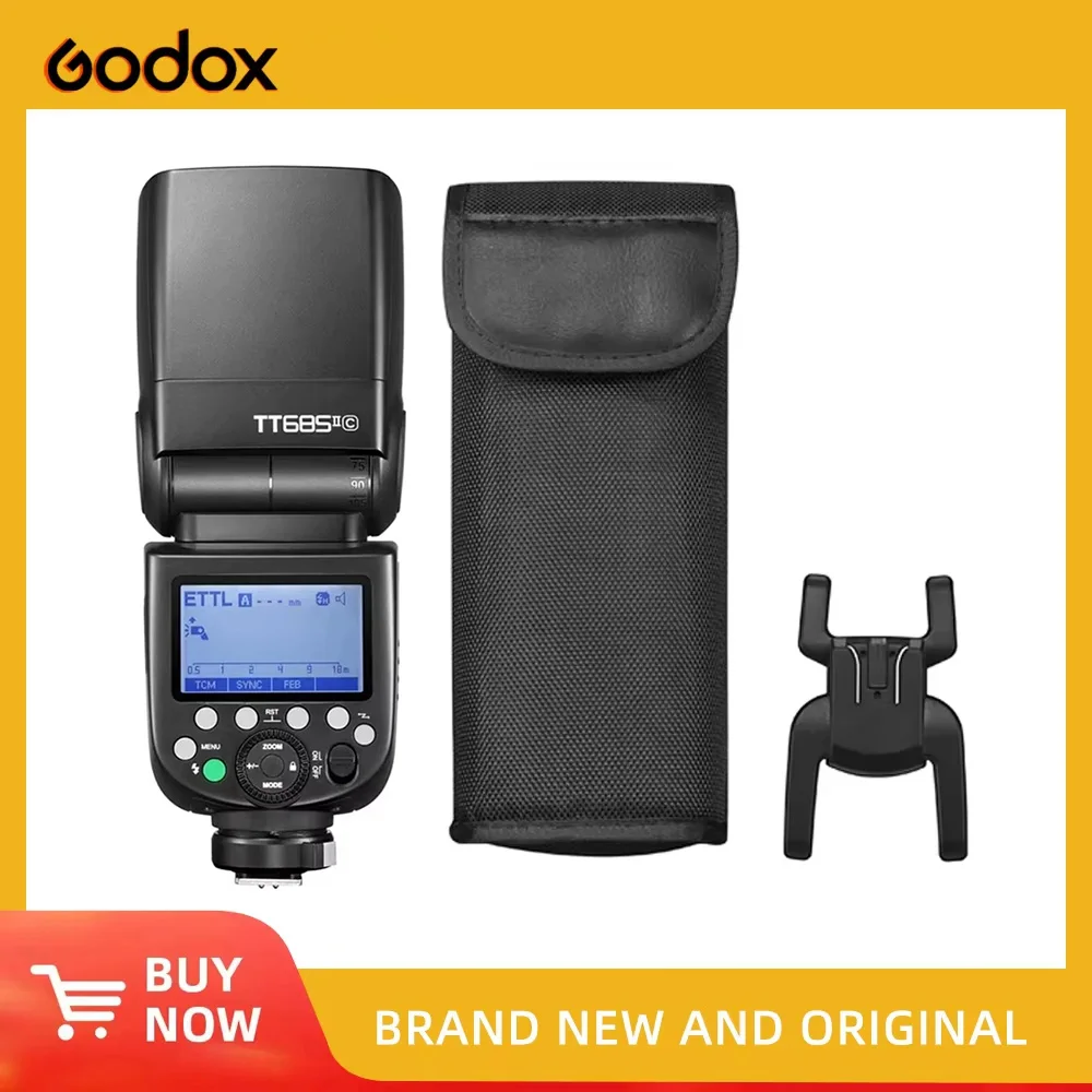 Godox TT685II TT685IIC TT685IIN TT685IIS TT685IIF TT685O TTL HSS Camera Flash Speedlite for Canon Nikon Sony Camera