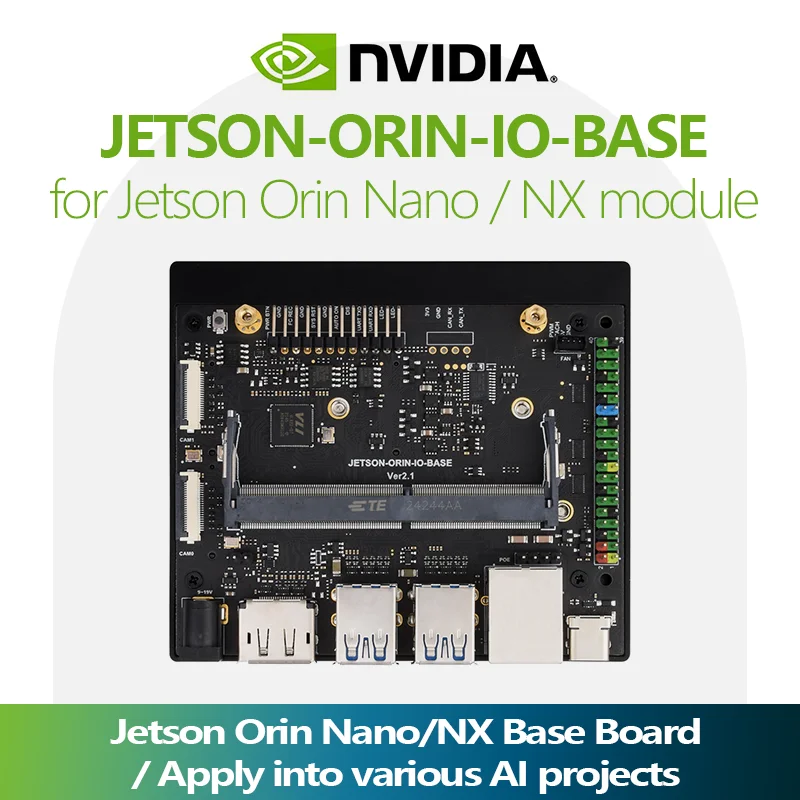 Jetson Orin Nano/NX AI Base Board, Waveshare Orin Nano/NX Base Board Based on Jetson Orin Nano and Jetson Orin NX module