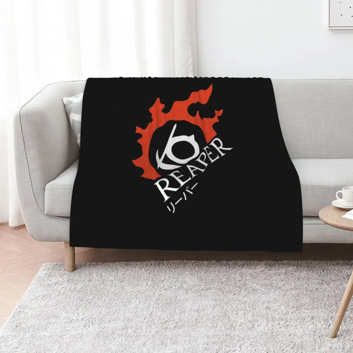 Reaper - For Warriors of Light & Darkness Throw Blanket Polar cosplay anime halloween Shaggy Personalized Gift Weighted Blankets