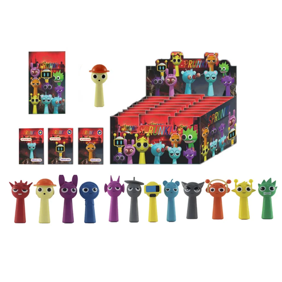 

Hot Game 24pcs/set 7cm Sprunki Kawaii Mini Figures Model Doll Toys Sprunki Incredibox Action Cartoon Birthday Christmas Gift
