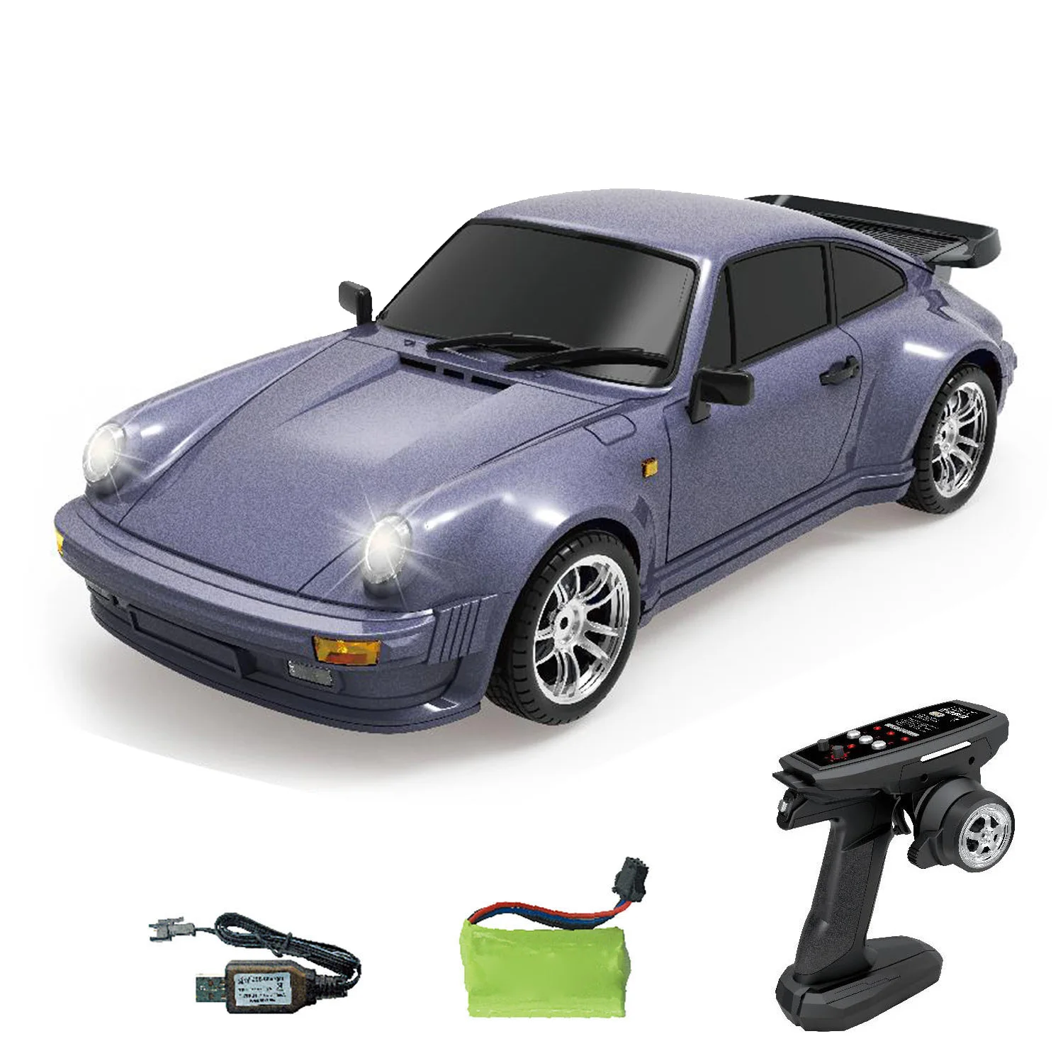 

Gift LDRC LD1898 1:18 2.4G RC Drift Car 10KM/H 4*2 Radio Control Racing Vehicles Gyroscope Metal Drive Shaft Light RTR Toys