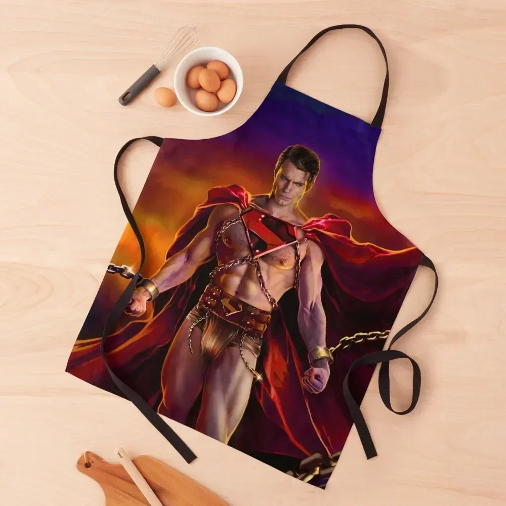 

STRENGTH Apron Household Items Kitchen Chef Uniform Woman Customizable Woman Kitchens Apron