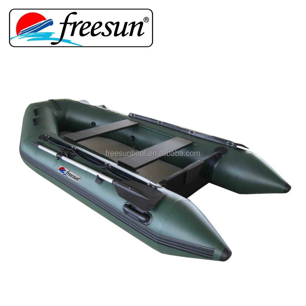 3-5 Passenger PVC Hypalon Inflatable Fishing Rescue Dinghy With Motor Mount Multi Purpose Rubber Water Vessel For Outdoor Sport