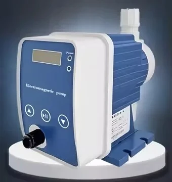 Electromagnetic Diaphragm Metering Pump for Car Wash Acid Alkali Resistant Liquid Salt Water Ice Maker Quantitative Pump Motor