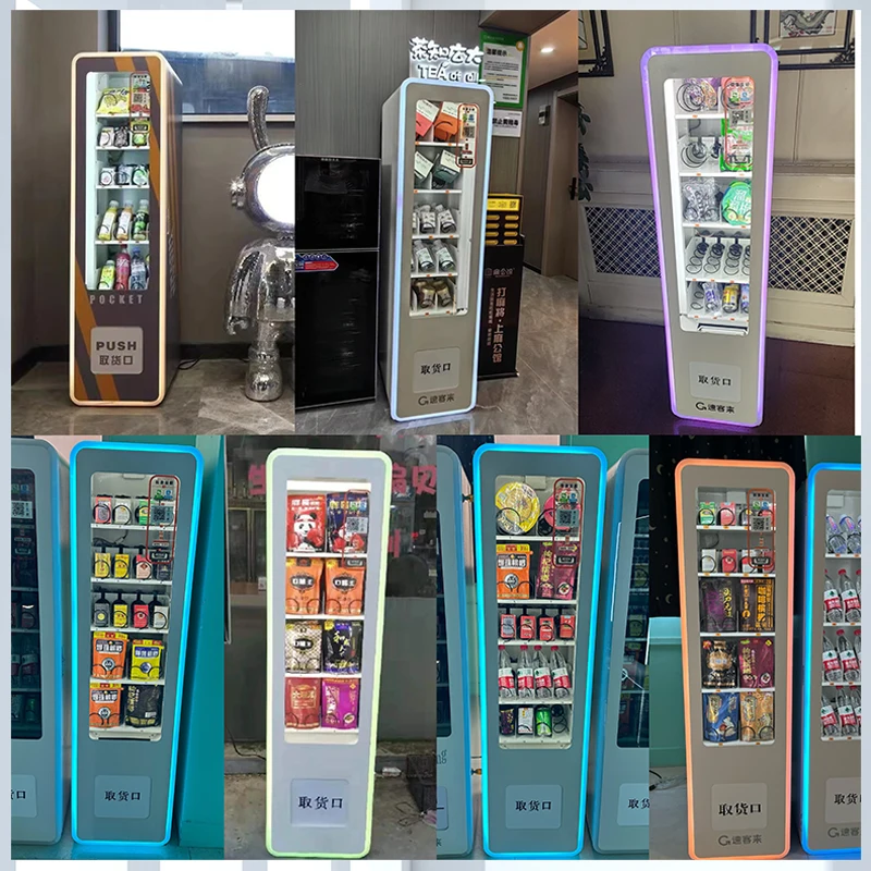 Smart Areca Nut Vending Machine, Scan Code Self-Service Vending Machine for Cigarettes, Snacks & Chess       s