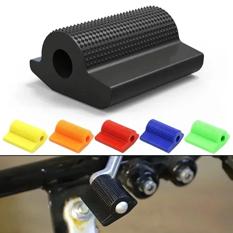 1-3pcs Universal Motorcycle Shift Gear Lever Pedal Anti-skid Foot Peg Toe Gel Rubber Protective Cover For Kawasaki Suzuki
