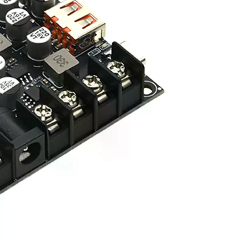 1Set Power Module 20/24 Pin ATX Power Adapter Board - Adjustable Voltage With Red Digital Display - Supports PD2.0/PD3.0