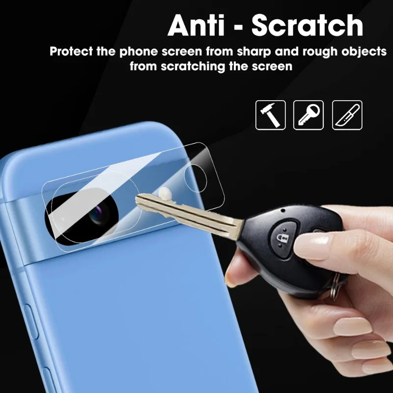 3-1Pcs Camera Lens Tempered Films for Google Pixel 9 Pro XL Pixel 8Pro 7 6A Anti-scratch Tempered Glass Camera Screen Protectors
