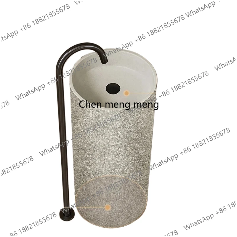 

Personalized creative style floor standing integrated artistic washbasin GN564TB