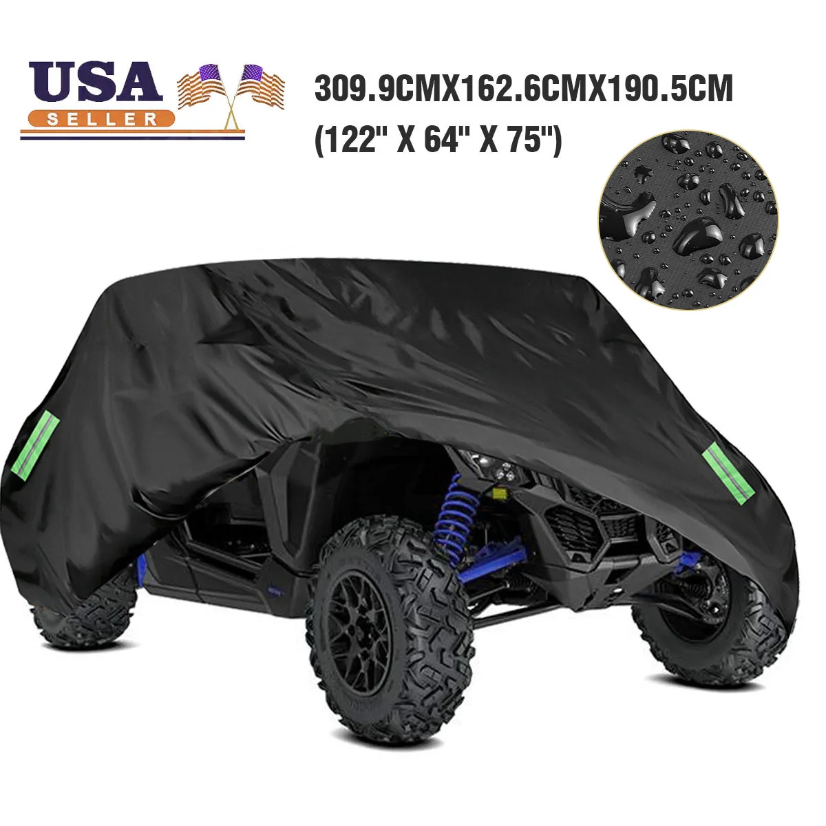 For Can-Am Maverick X3 XDS XMR Quad Bike ATV Cover 210D Waterproof Motorcycle Vehicle Scooter Kart Motorbike Covers