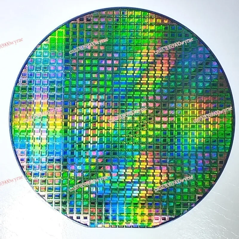 Birthday Gift Photoetching Circuit Chip Semiconductor Silicon Wafer CPU Wafer Science and Technology Pendulum Piece