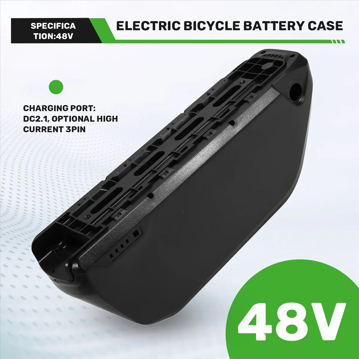 Stable- DP-9 EBike Battery Case for 91PCS 18650 Cells Box Electric Bicycle Battery Case for DIY Downtube Battery 48V