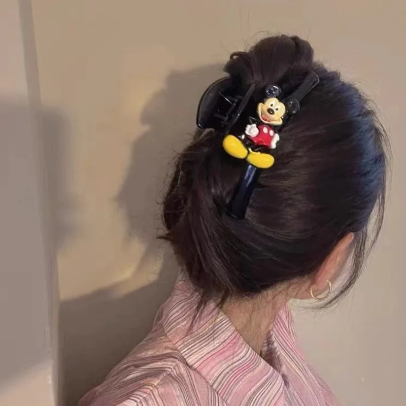 

Disney Mickey Cute Cartoon Hair Claw Korean Style New Fashion Hair Clips Convenient Practical Hair Clips For Women Fun Hair Clip