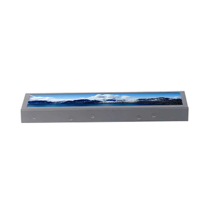 11 Inch Stretched Bar Display Ultra Wide Lcd Panel Advertising Machine for Supermarket Shelves