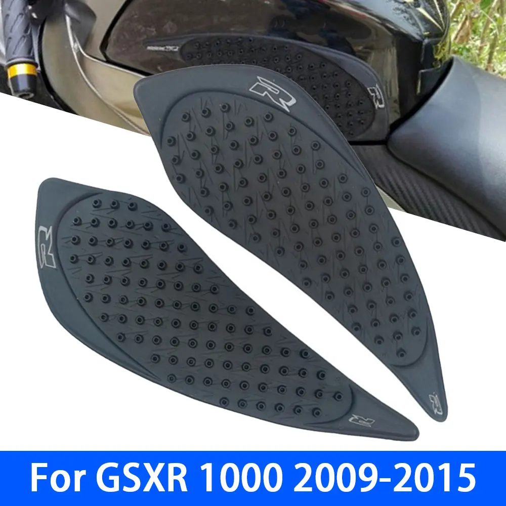 

Motorcycle Tank Pad Protector Stickers Decals Gas Fuel Knee Grip Traction Side for SUZUKI GSXR 1000 gsxr1000 K9 L1 L2 2009-2016