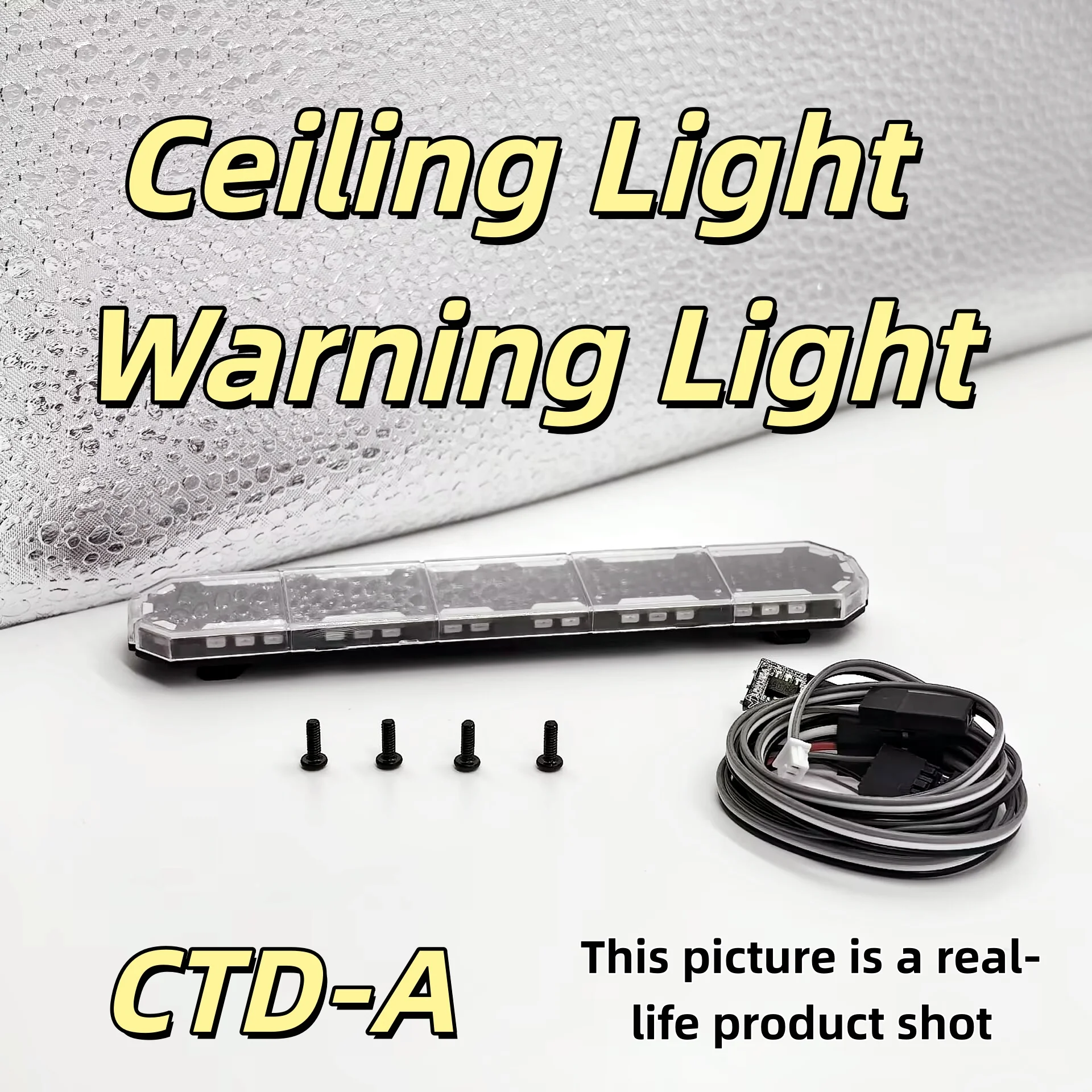 1 set Ceiling Light Warning Light Engineering Vehicle Flash Lamp for 1/14 Tamiya Truck Tipper for SCANIA 770S VOLVO BENZ MAN Car