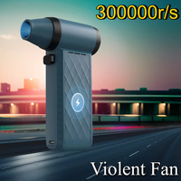 New 300000RPM Mini Turbo Jet Fan 52m/s High-Speed Brushless Motor Electric Air Duster Adjustable wind speed Violent Car Blower