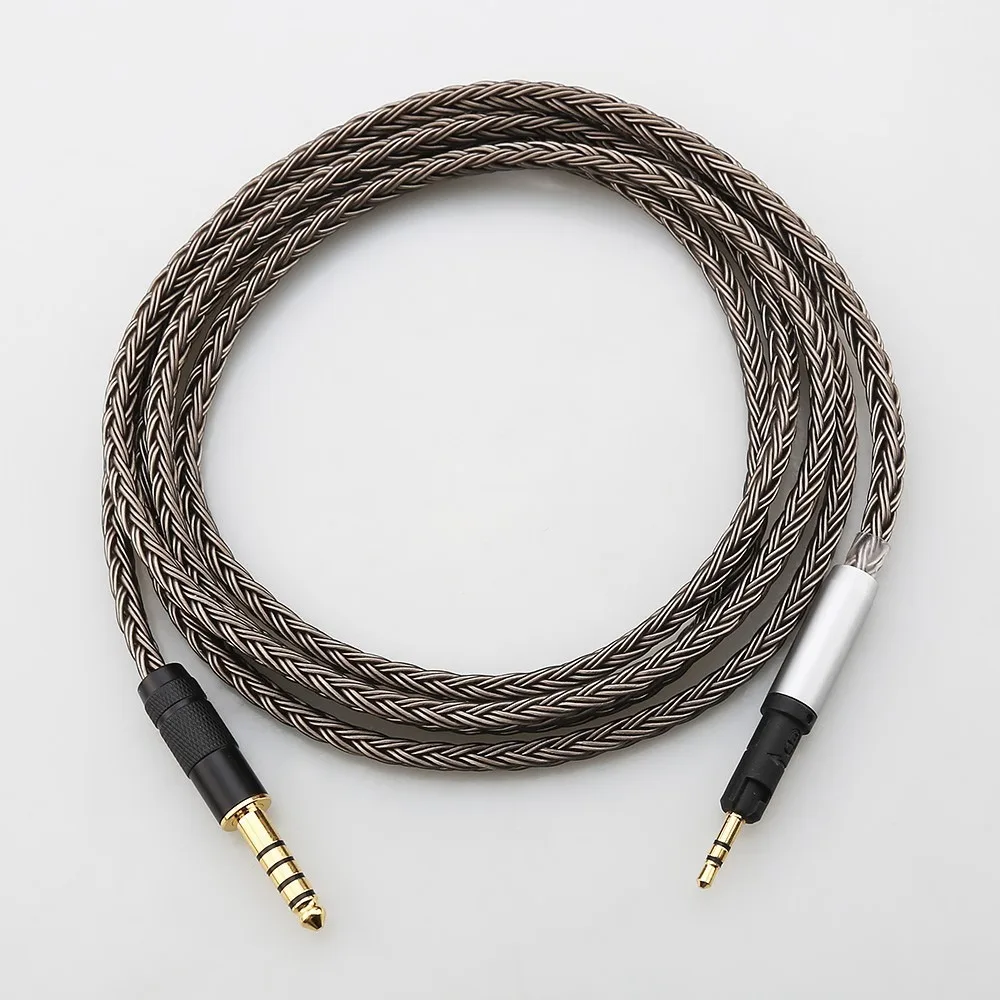 

HIFI 16cores 7N OCC Earphone Cable 3.5mm TRS to 2.5mm 3.5mm stereo balance For ATH-M40x ATH-M70x ATH-M60x Audio ATH--M50x
