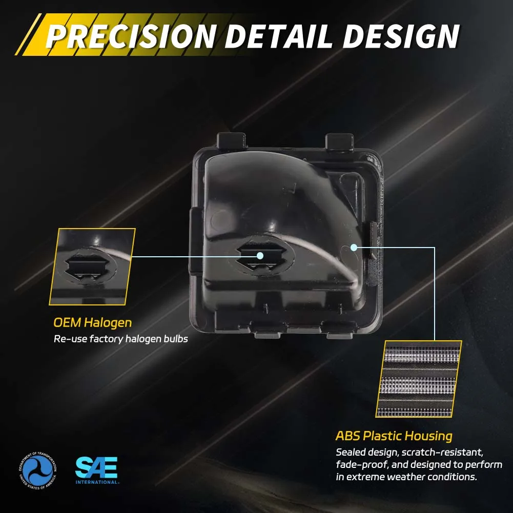 2Pcs Hinten Stamm Hatch Fach Fracht Courtesy Licht Dome Licht Innen Licht Abdeckung Für 1984-1996 Chevrolet Corvette c4