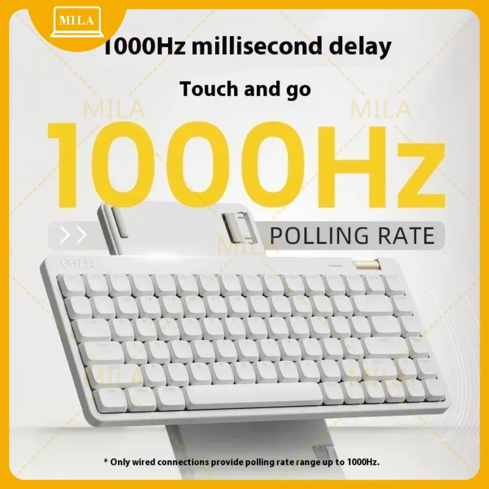 

For Lofree Flow Lite Tri-mode Mechanical Keyboard 2.4G Bluetooth&Wired Gasket POM Switch Mount Volume Roller Key