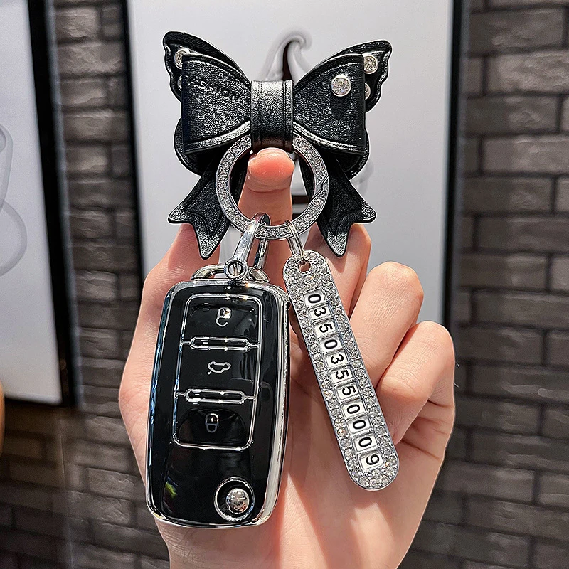 3 Buttons Soft TPU Car Key Case Cover For VW Volkswagen MK4 Bora Bora Touran Skoda Seat Golf 4 5 6 Jetta Passat Polo Shell Fob view 3