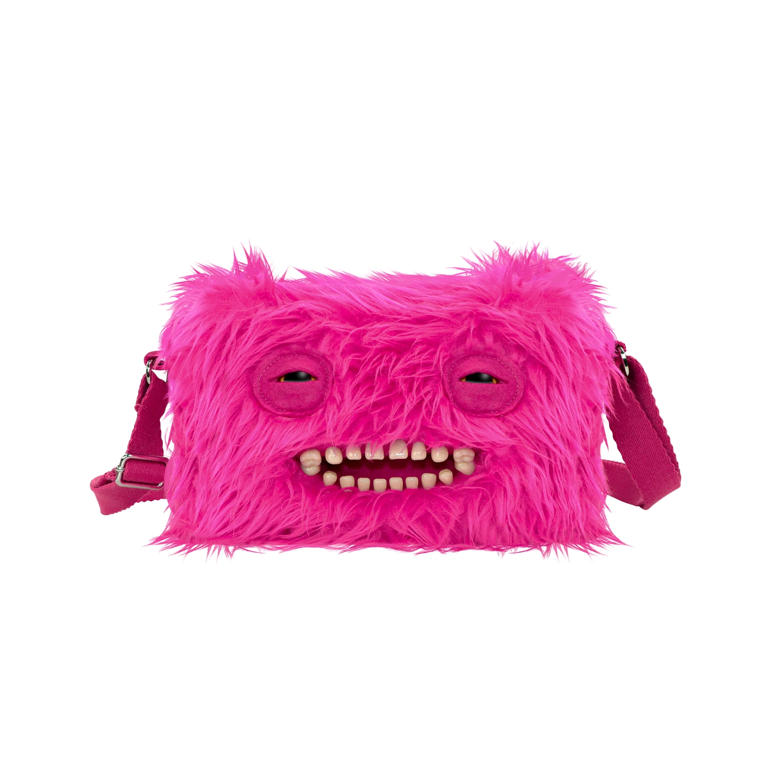 Fugglers Hässliches Zahnmonster Flauschige Umhängetaschen Niedliche Fugg Plüsch-Geldbörse Schulter-Rucksack Portemonnaie für Mädchen Jungen Cartoon-Tier 22CM – Detail 22