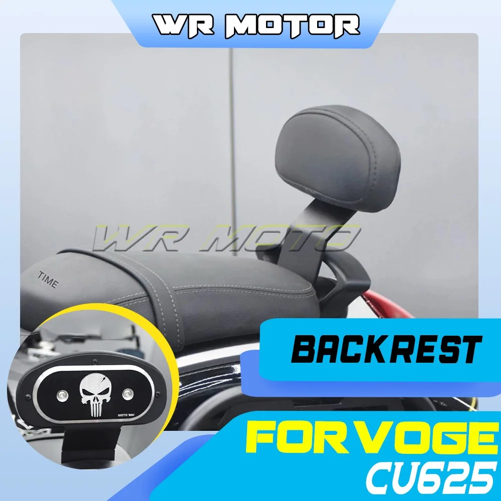 Rear seat comfort lumbar support backrest cushion for VOGE CU625 rear seat modification