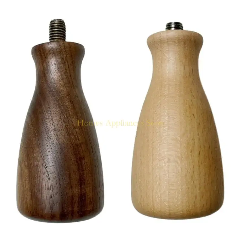 D0AB Manico in legno ergonomico per macchine da caffè Groufead E61 e bacchette a vapore