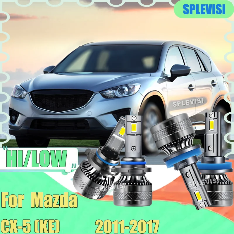 

9005 H11 Headlamp LED Bulbs Plug&Play Headlight Waterproof and Shockproof For Mazda CX-5 (KE) 2011-2017 2012 2013 2014 2015 2016