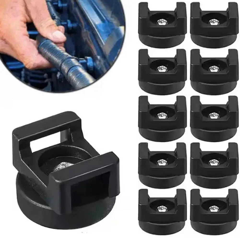 Rubber Coated Magnetic Clips Cable Mounting Zip Tie Mount Multi Use Holder Cable Tie Magnets Wire Management Bases Heavy Duty