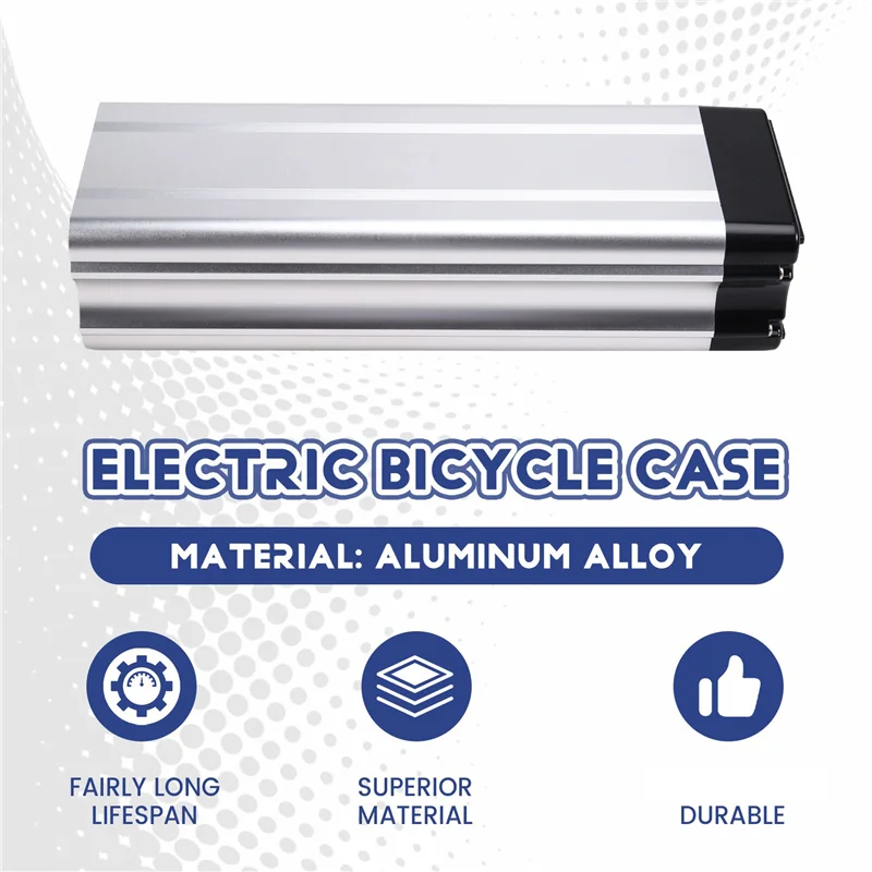 B18B 2X Ebike Battery Box 18650 Cells Lithium Battery Case Box Electric Bicycle Ebike Battery Case 36V