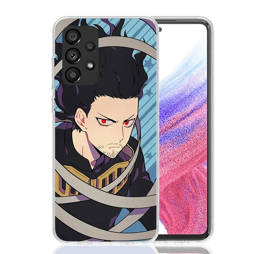 My Hero MHA Aizawa Shouta Phone Case For Samsung Galaxy A14 A15 A13 A12 A54 A55 A53 A52 A04S A24 A25 A23 A22 A34 A35 A33 A32 A03