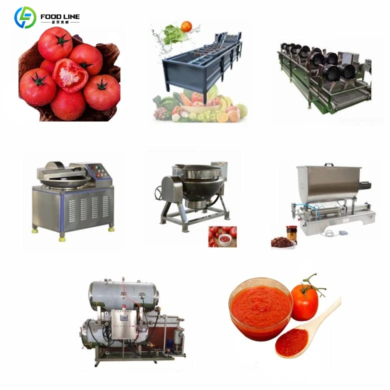 Pepper Sauce Processing Machine Automatic Customized Production Line Chili FL Customized