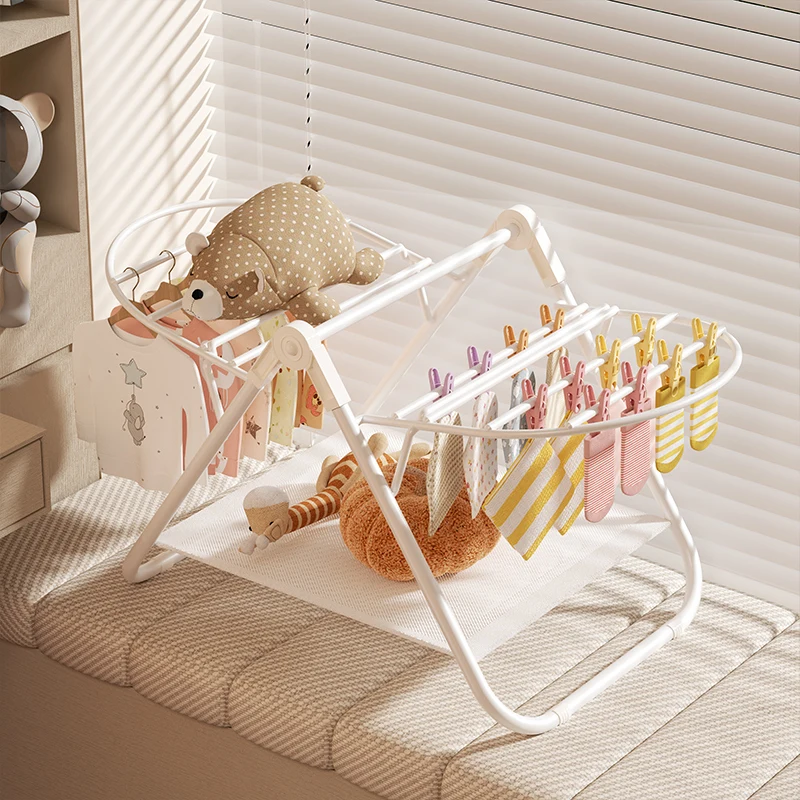 

Floating Window Drying Rack Clothing Quilt Balcony Folding Shelves Window Sill Simple Hanging Tanning