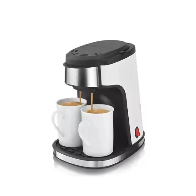 Commercial Restaurant Espresso Cafe Machine Electric 2-Cup Drip Coffee Maker Set Ceramic Cups SF-3540 Home 220 Volt Automatic