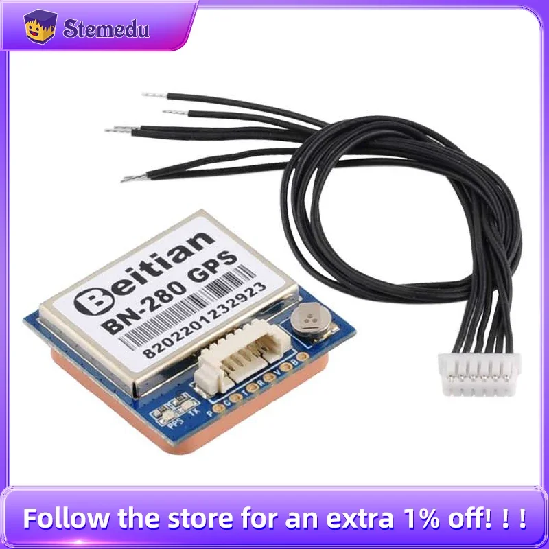 

Beitian BN-280 G-MOUSE UART TTL уровень GPS ГЛОНАСС Двойной модуль GNSS с 4M FLASH 3-5 В для Arduino RC RPI Дрон Управление полетом