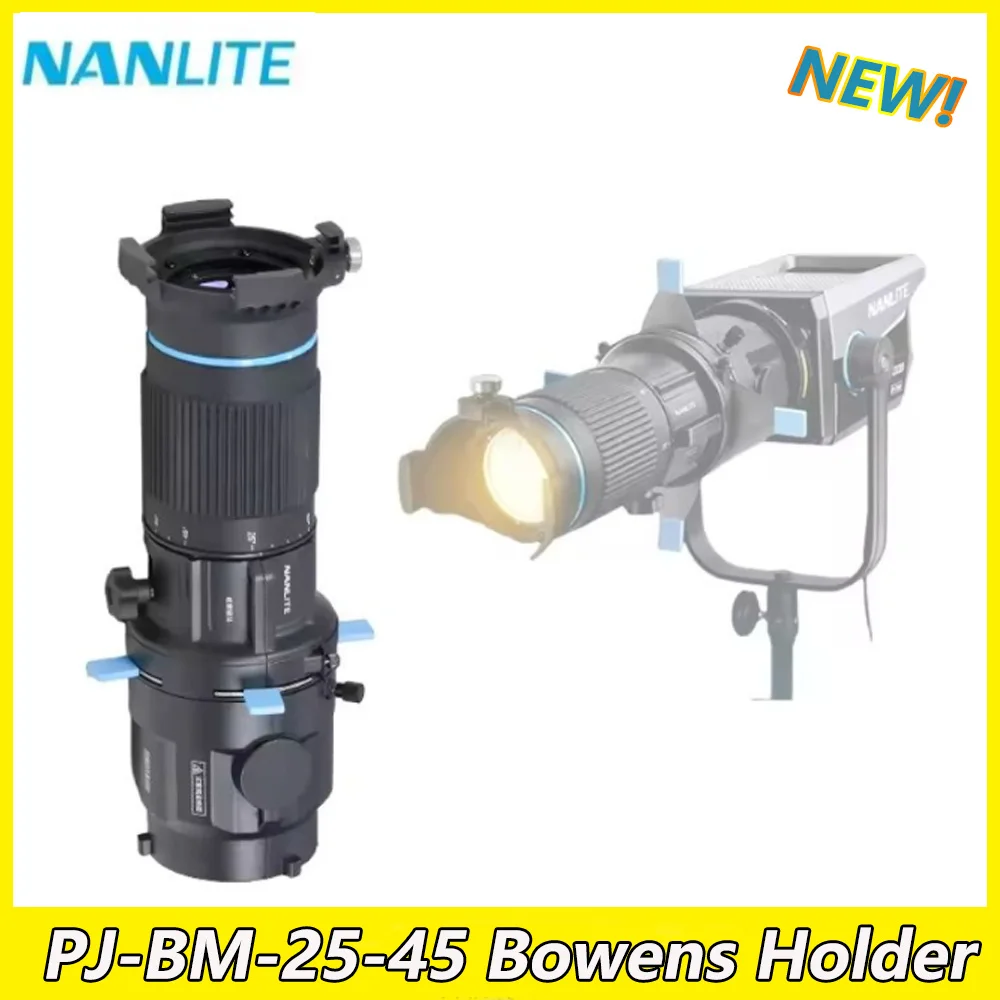 Nanlite PJ-BM-25-45 Держатель Bowens Проектор 25-45 Крепление для прожектора с рисунком GOBO для крепления Bowens COB Photography Light Nanlite PJ-BM-25-45 Держатель Bowens Проектор 25-45 Крепление для прожектора с рисунком GOBO для крепления Bowens COB Photography Light