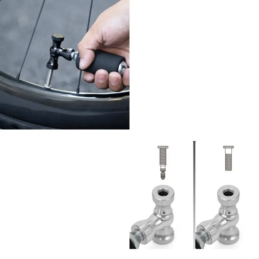 

Насос для шин велосипедов с накачивающей головкой CO2 с изолированным рукавом, простой в использовании