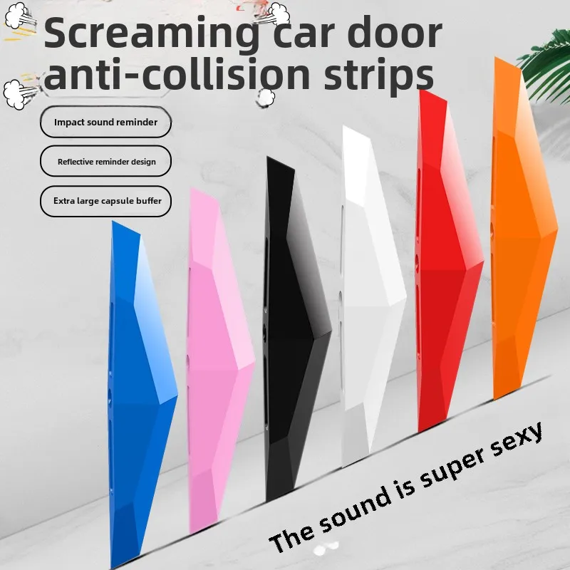 

Car door anti-collision strip Screaming anti-collision sticker, door side rearview mirror anti-scratch and anti-scratch strip