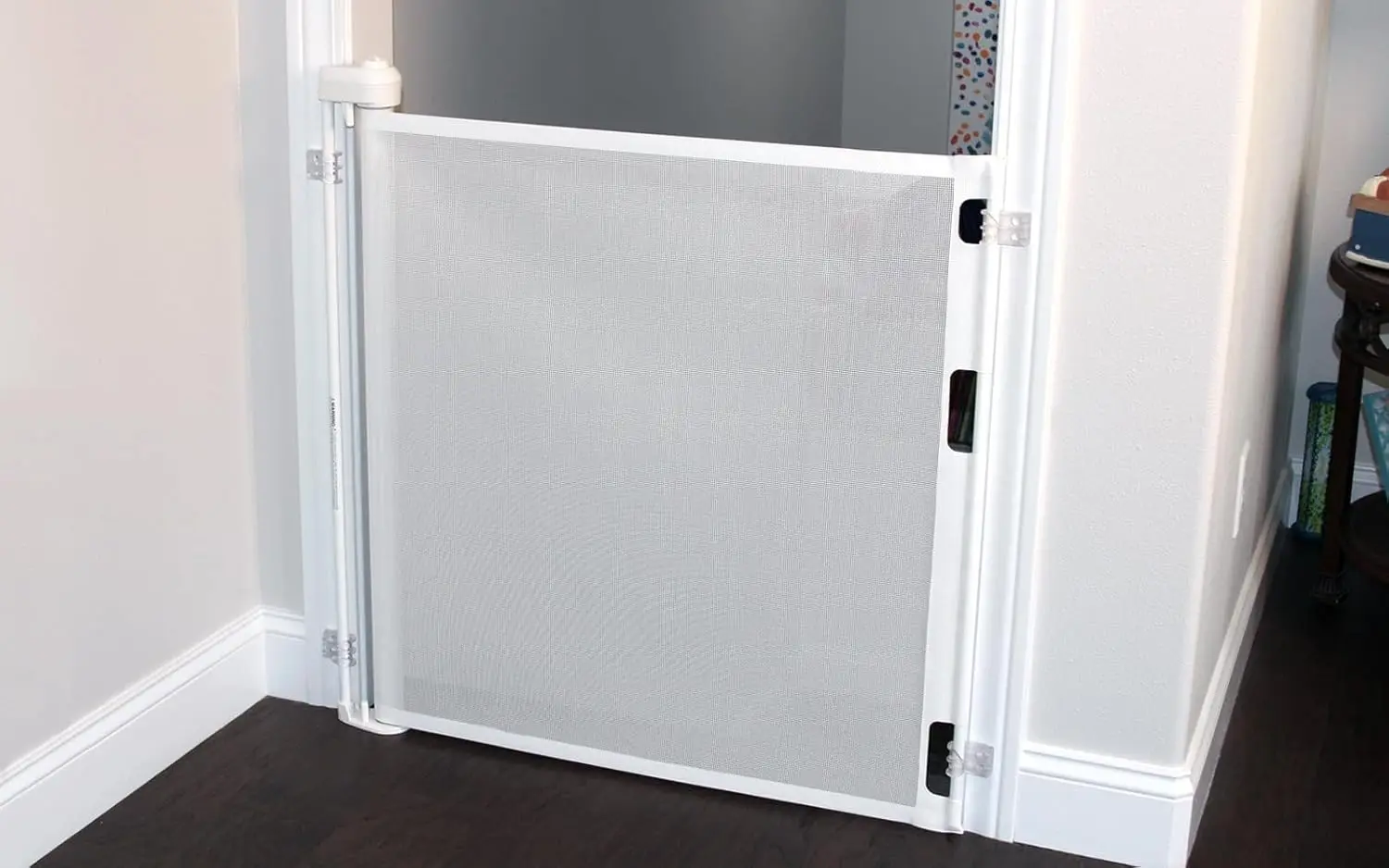 

52" White: The Original and only Made in USA Retractable Baby, Dog, & Cat Gate
