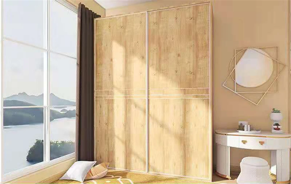 PVC-Tapeten mit Holzmaserung, selbstklebende Aufkleber, 2/3/5 m, wasserdicht, Heimdekorfolie für Tür, Kleiderschrank, Schrank, Tisch, Möbel – Detail 13