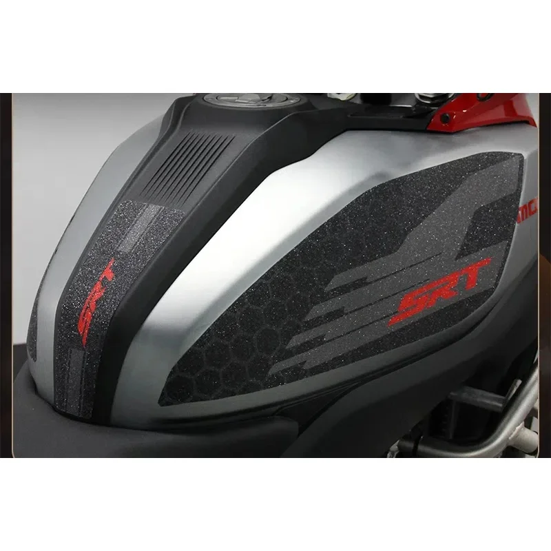For QJMOTOR SRT 600 Motorcycle Bodywork Fairing Sticker Tank Pads Gas Knee Grip Traction Sticker Protector