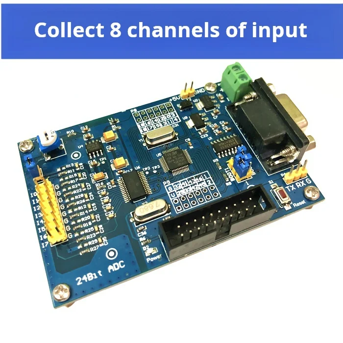 Modulo di acquisizione ad alta precisione ads1256 + scheda di sviluppo e istruzione per il controllo industriale muslimp alimentazione adc a 24 Bit