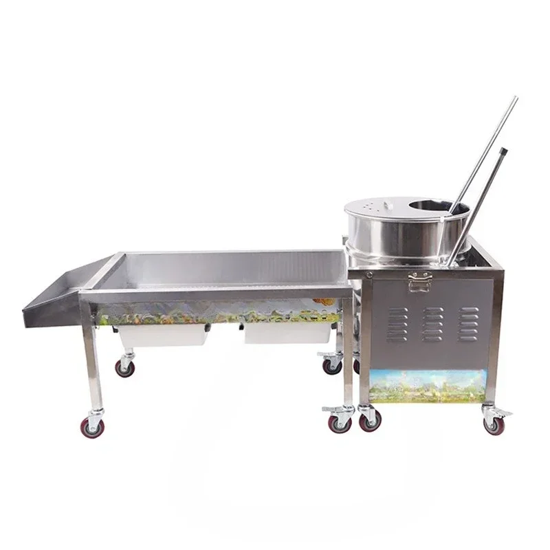 Large electric ball popcorn machine Commercial stainless steel ball popping machine Manual electric dual-purpose