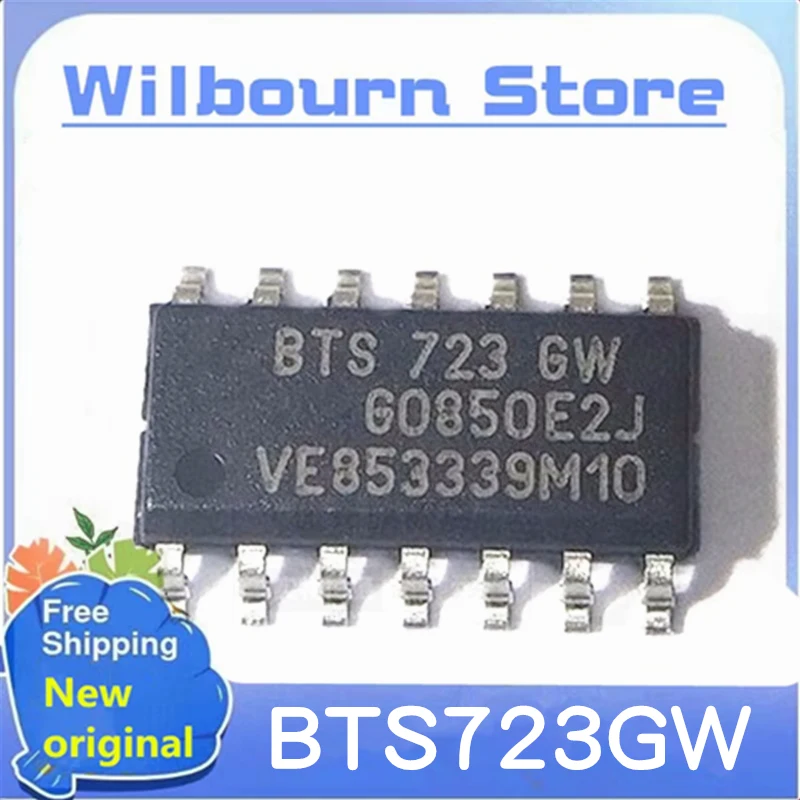 10PCS~50PCS/LOT 100% NEW BTS723GW BTS723 BTS 723 GW SOP14 Internal switch chip of bridge driver